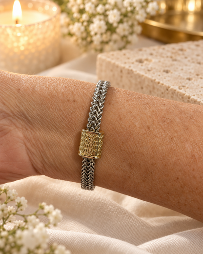 Luxe Link Bracelet Silver and Accessories