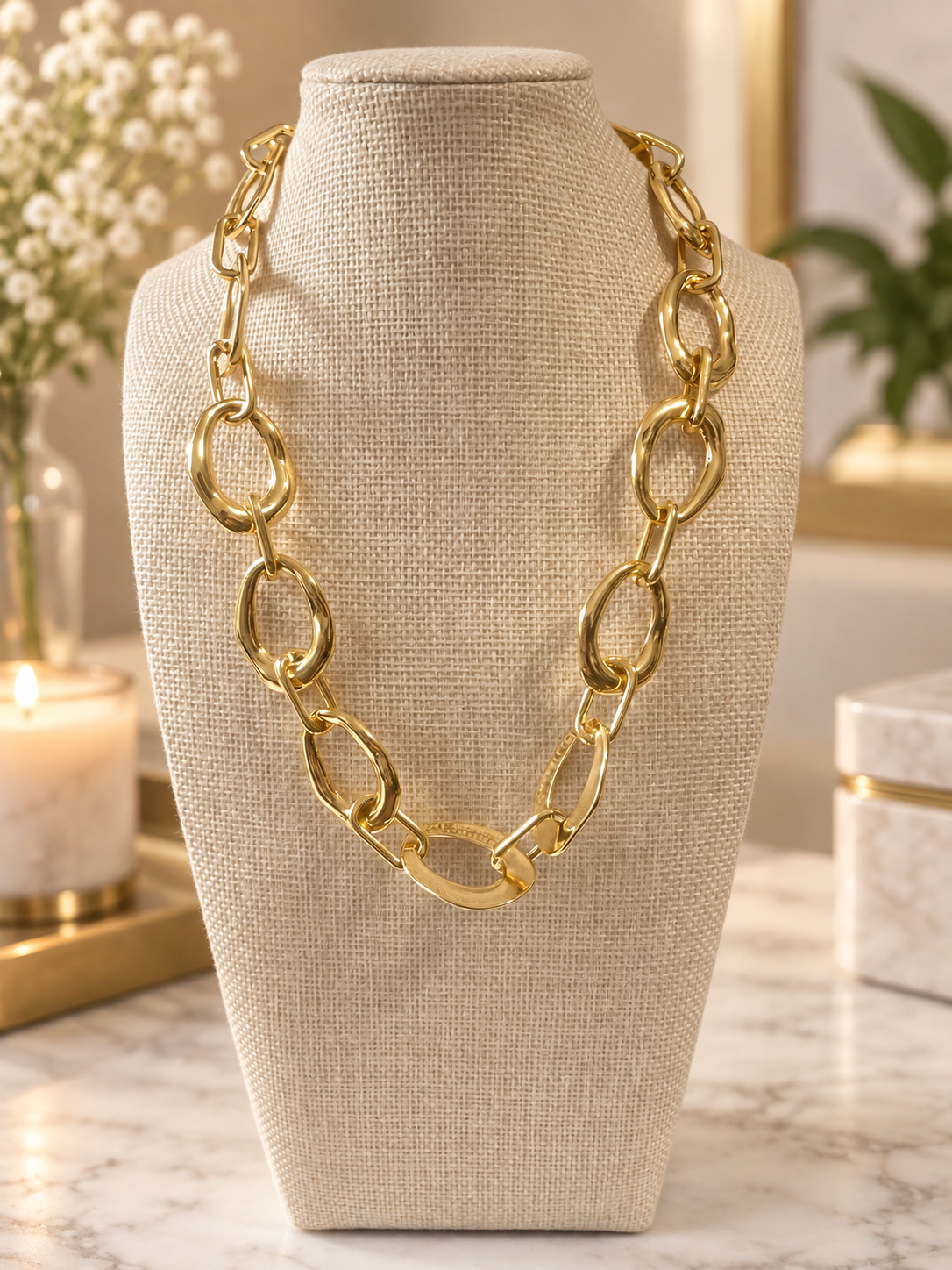 Sutton Chain Necklace Silver and Accessories