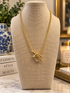 Gold Equestrian Toggle Necklace Silver and Accessories