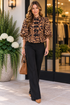 The Gigi Leopard Top Entro