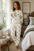 The Sunday Morning Pajama Set Mary Square