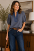 The Annabelle Gingham Top Entro