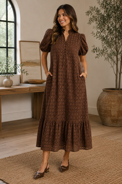 Chestnut Charm Dress Entro