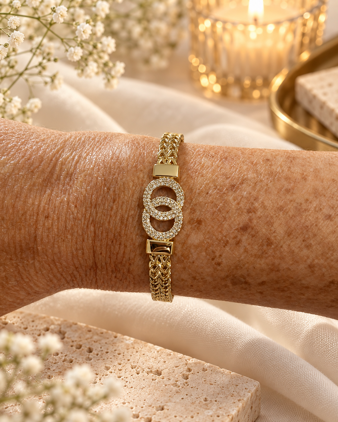 Luxe Link Bracelet Silver and Accessories