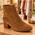 On the Down Low Bootie - Chestnut Corkys