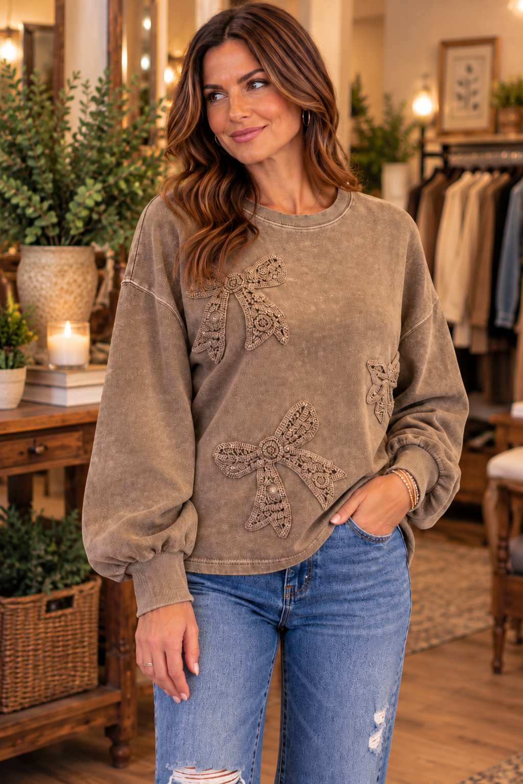 Tied With Love Pullover Easel