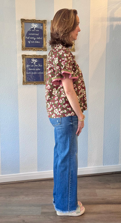 Berry Blossom Blouse Entro