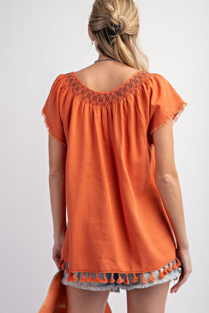 Lexie Linen Top