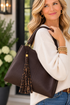 The Leopard Tassel Bag Charm – Chocolate Katie Loxton