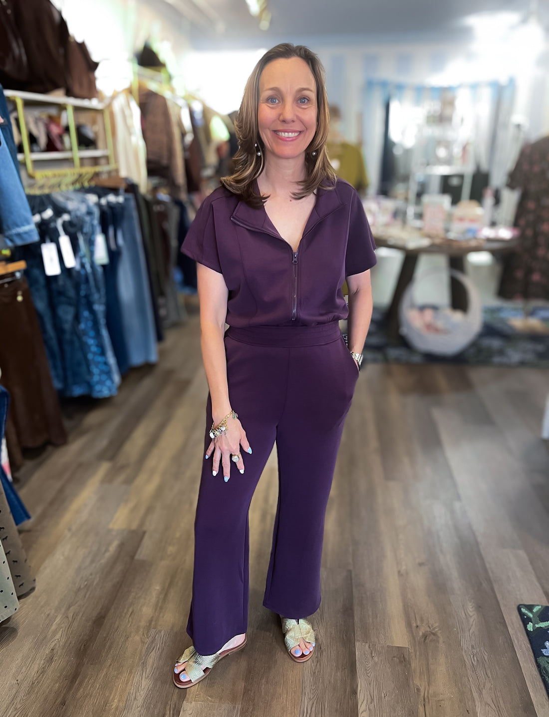 Plum Street Jumpsuit Yelete