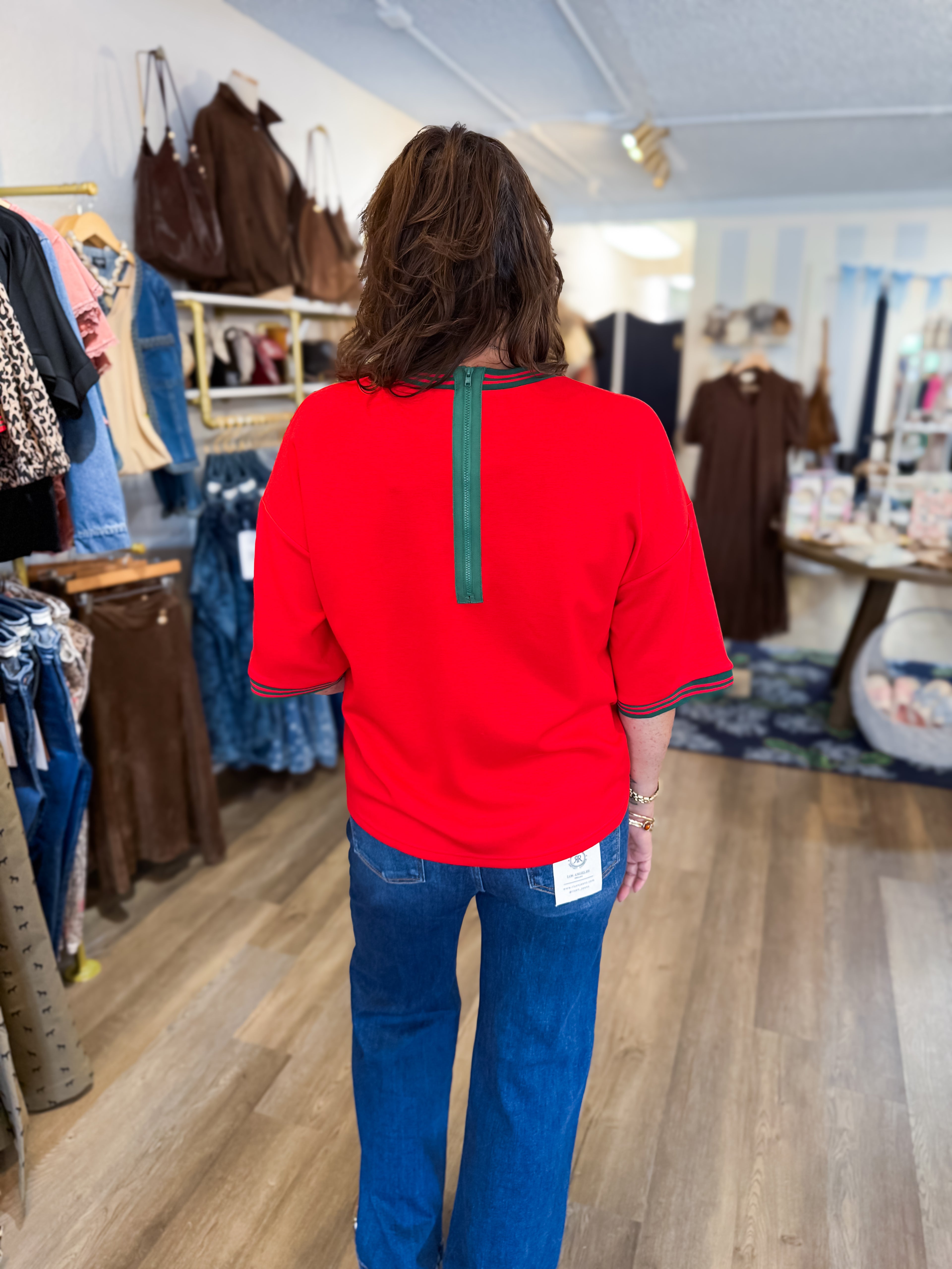 The Monaco Top- Red Jodifl