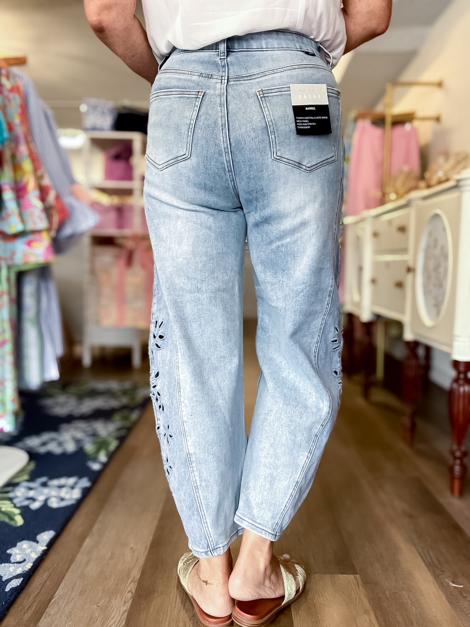 Daisy Drift Barrel Jeans Saige