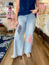 Freedom Fringe Denim Jeans Easel