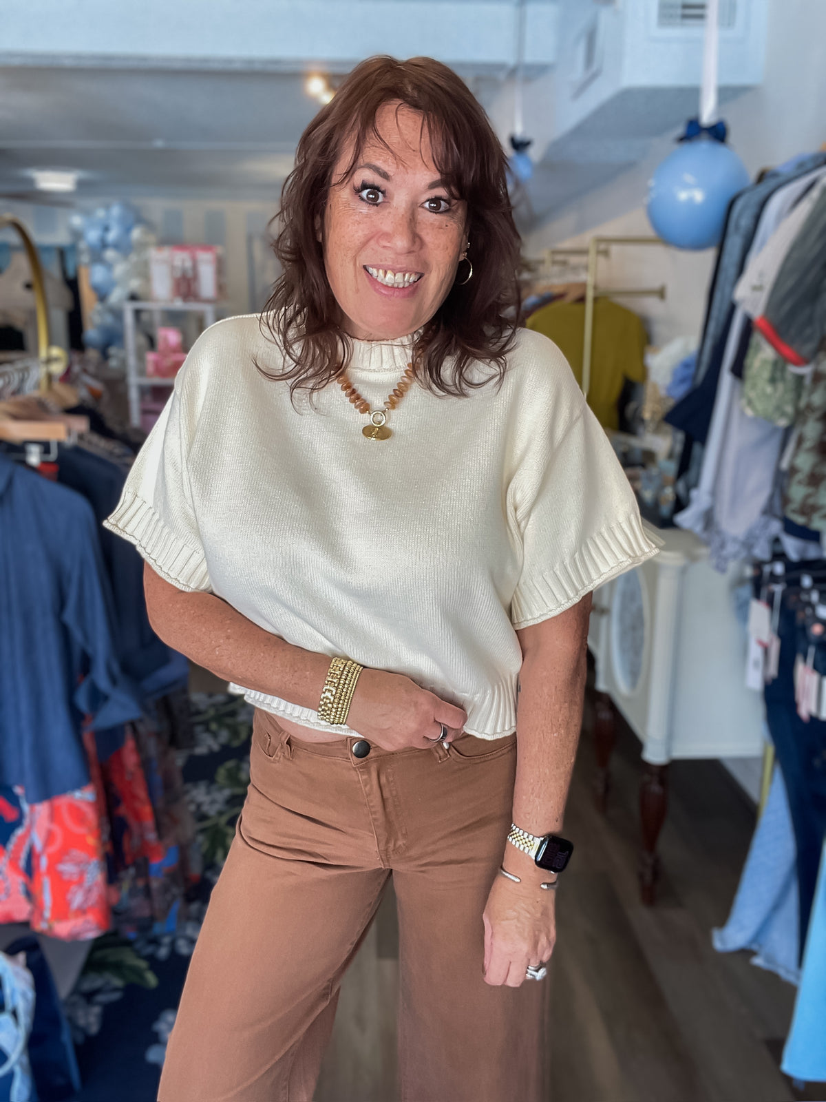 The Hallie Sweater Top Entro