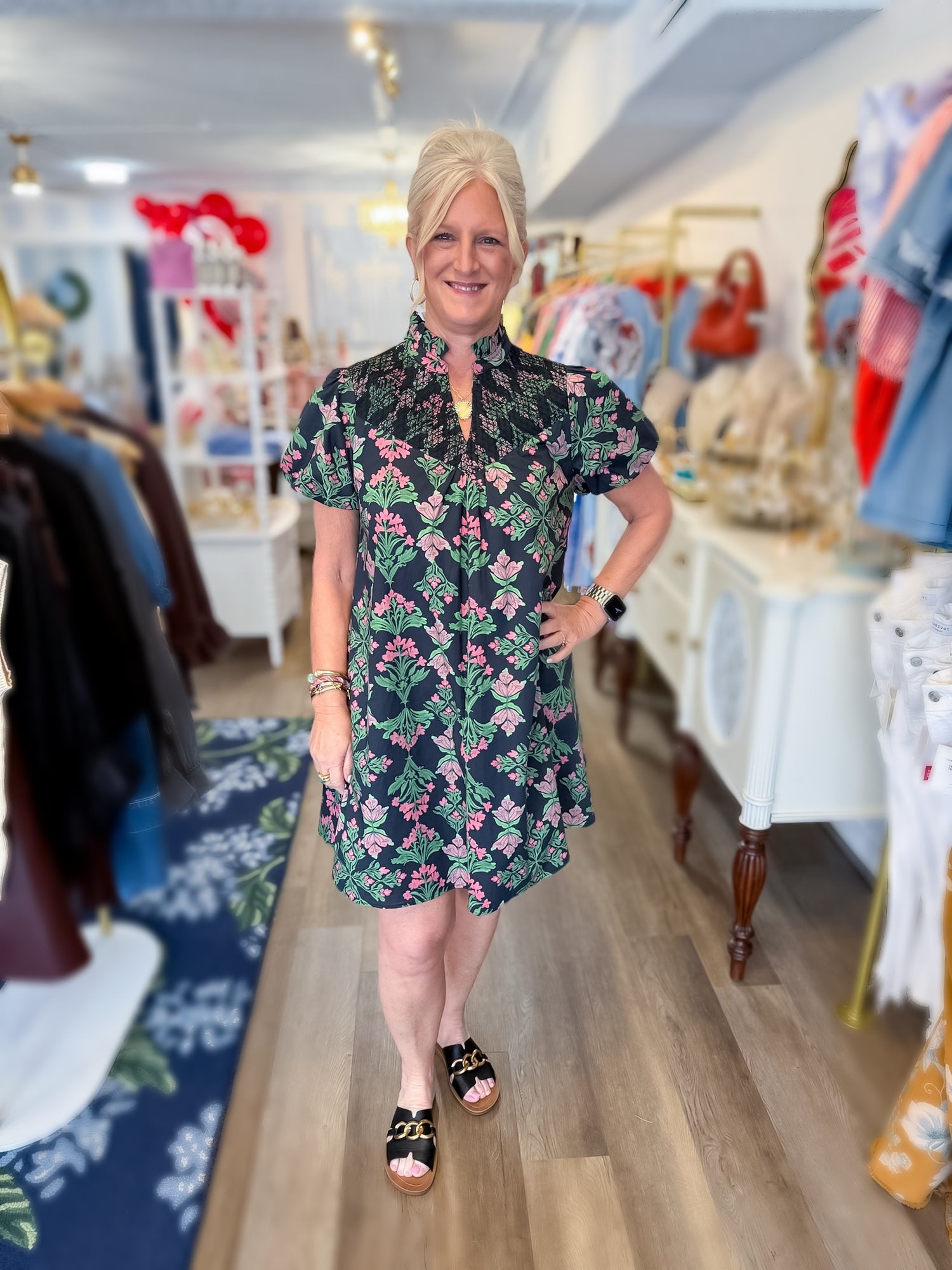 Magnolia Midnight Dress Gigio