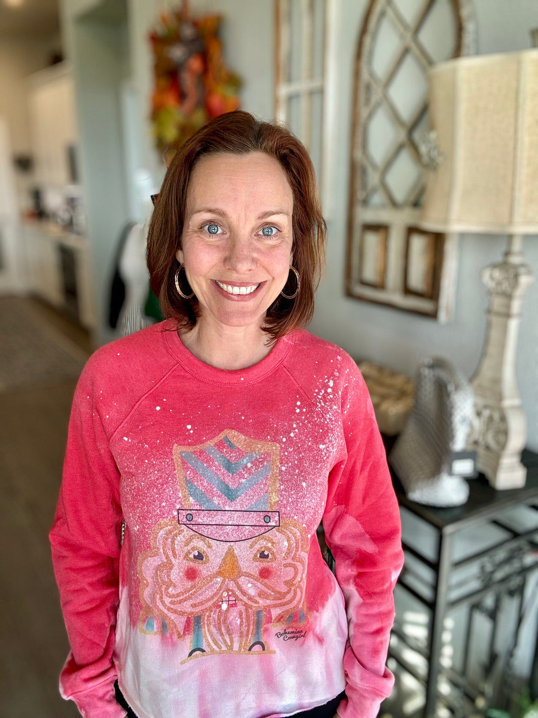 Red vintage nutcracker sweatshirt 