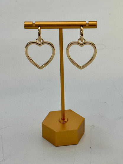 Heart dangle earrings 