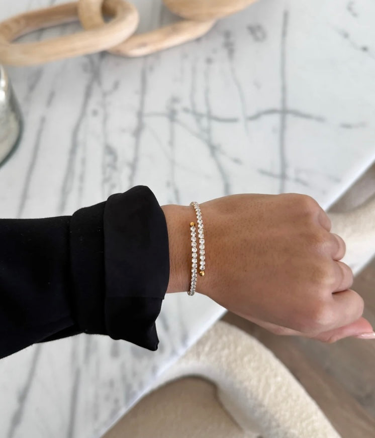 Double tennis bracelet 