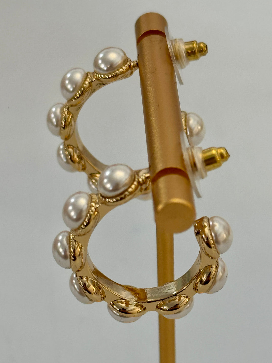 Pearl Luxe Hoops Threads of Grace