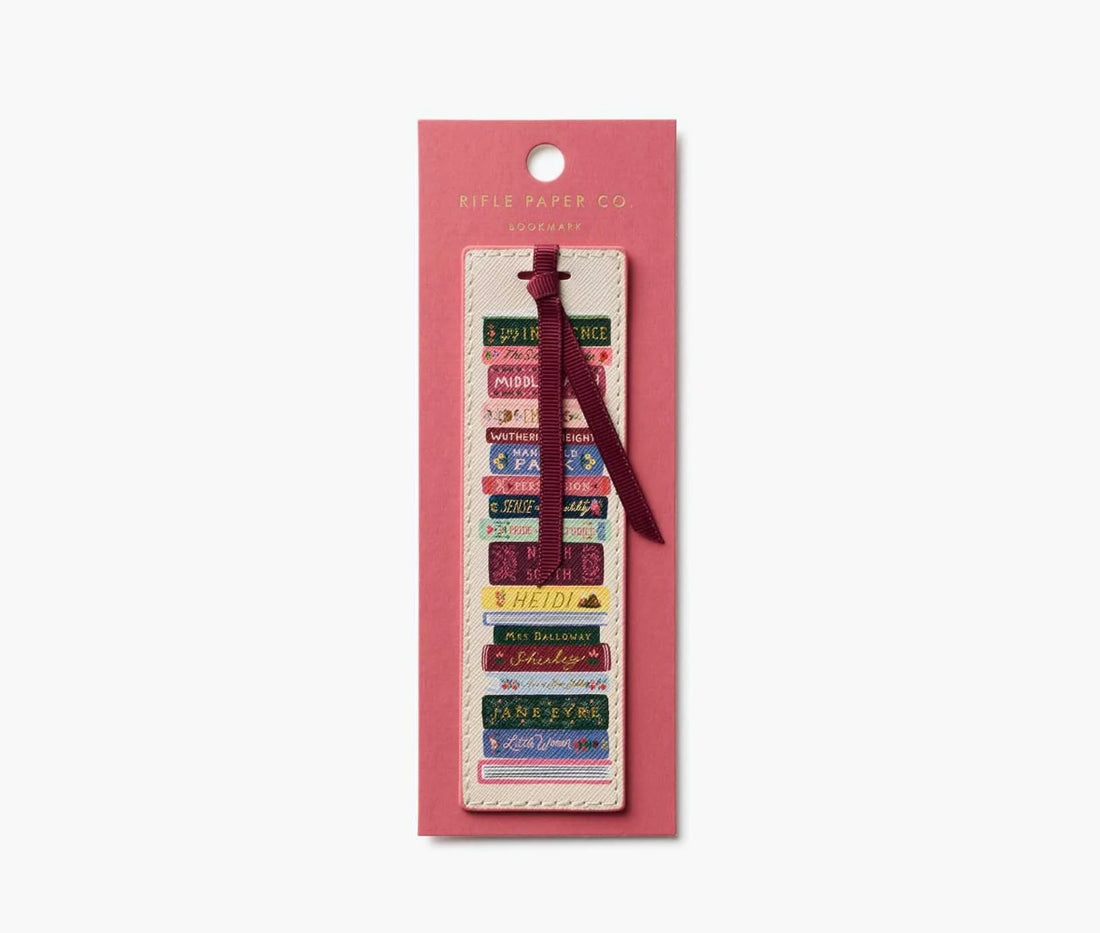 Book stack bookmark 