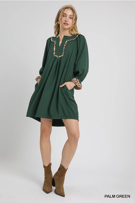 Leopard Laurel Dress