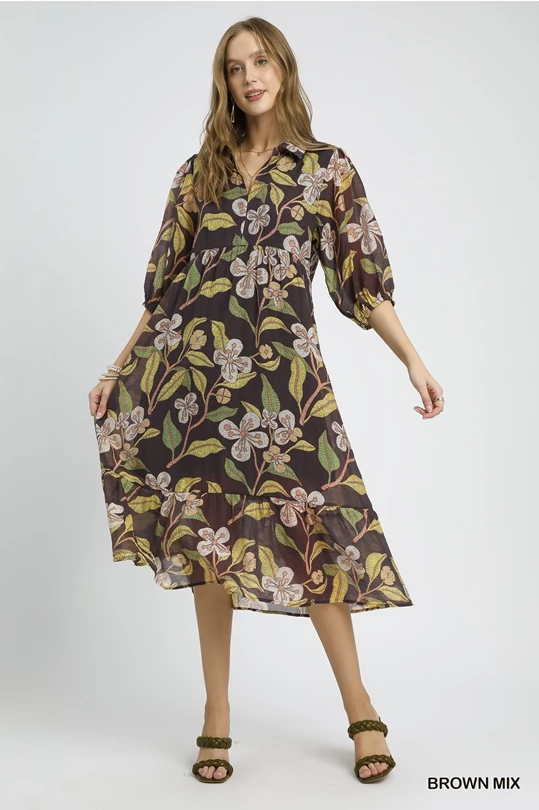 Harvest Muse Midi Dress