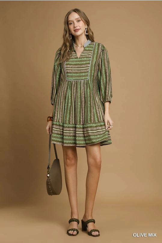 Olive Grove Whimsy Dress