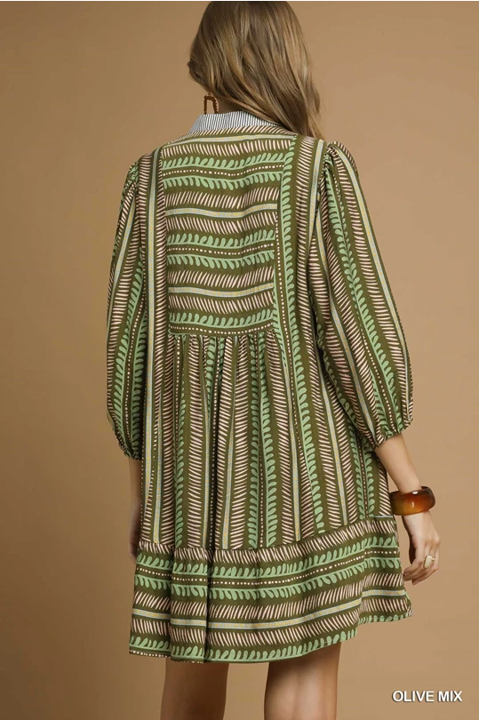 Olive Grove Whimsy Dress