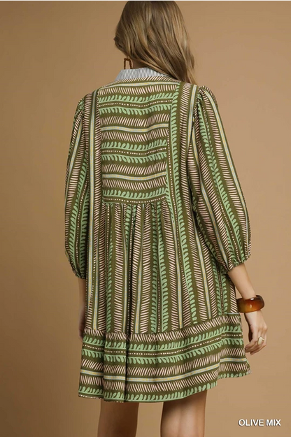 Olive Grove Whimsy Dress