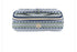 Kiss and make up mini bag- floral foulard navy 