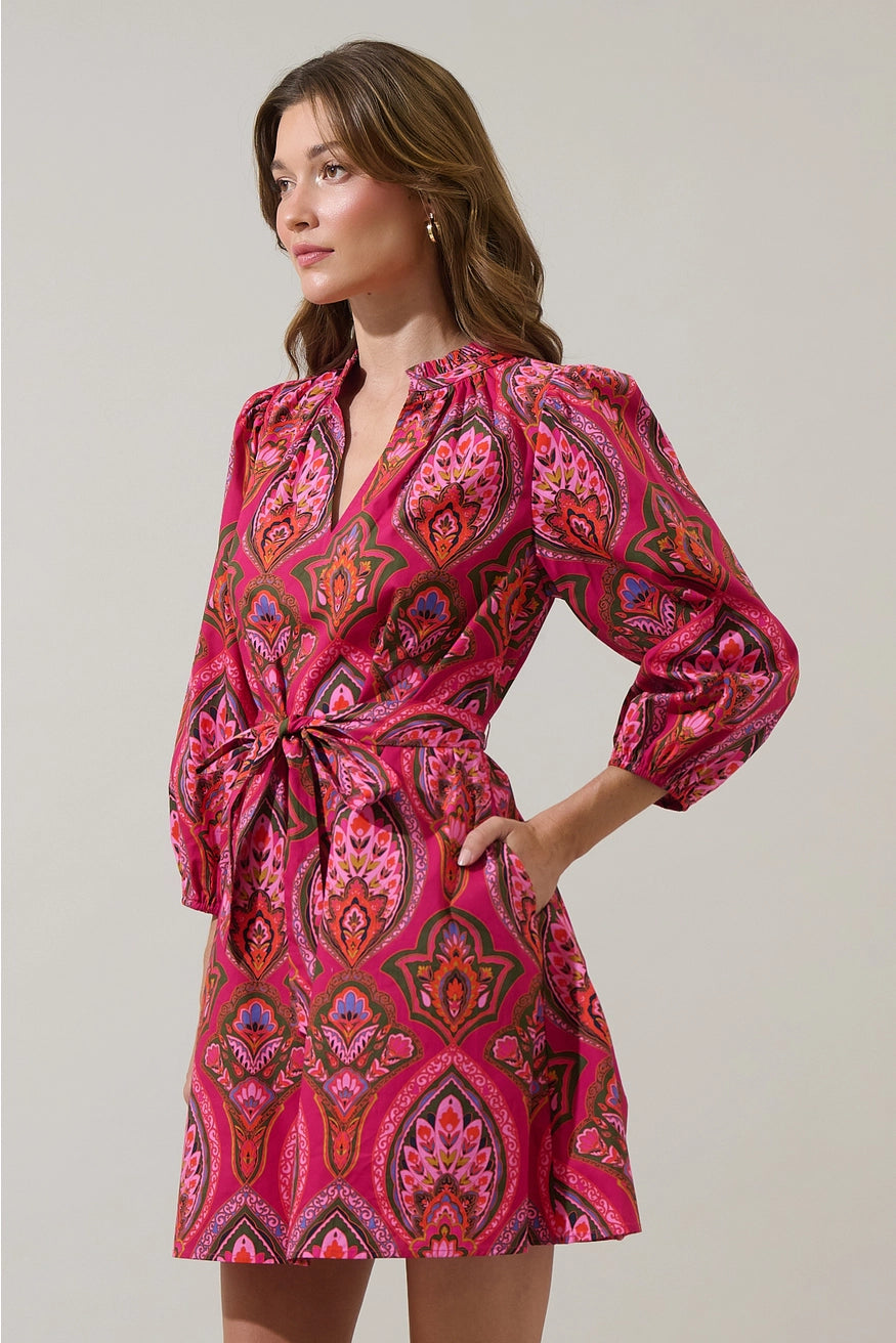 Sunset Soirée Mini Dress