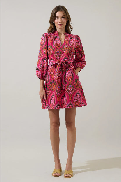 Sunset Soirée Mini Dress