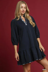 Parkside Plaid Dress Umgee