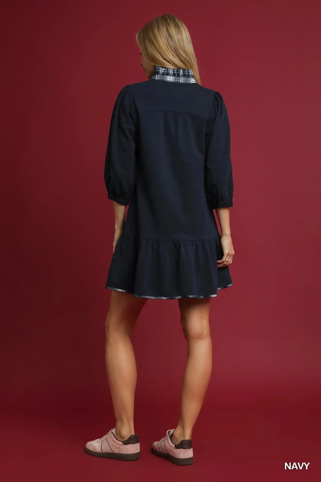 Parkside Plaid Dress Umgee