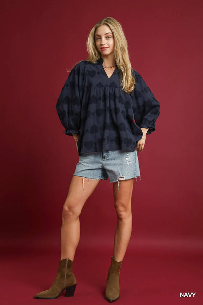 Sweetheart Shadows Top Umgee