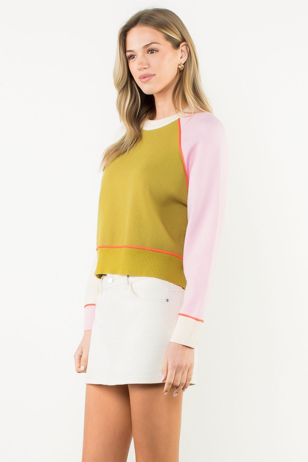 Color Pop Pullover Top THML