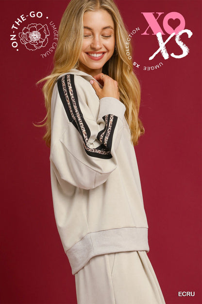 Ecru Edge Pullover Umgee