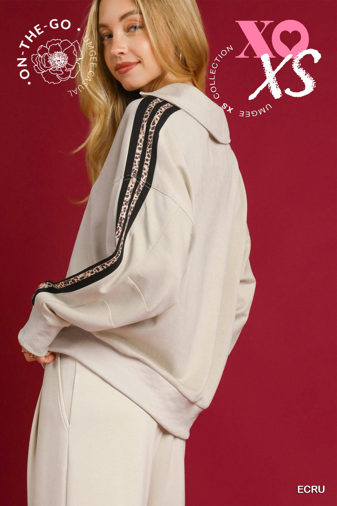 Ecru Edge Pullover Umgee