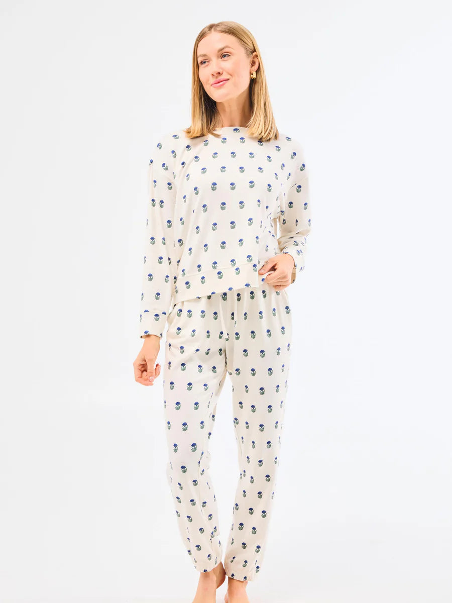 Floral Foulard jogger set 
