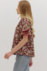 Berry Blossom Blouse Entro