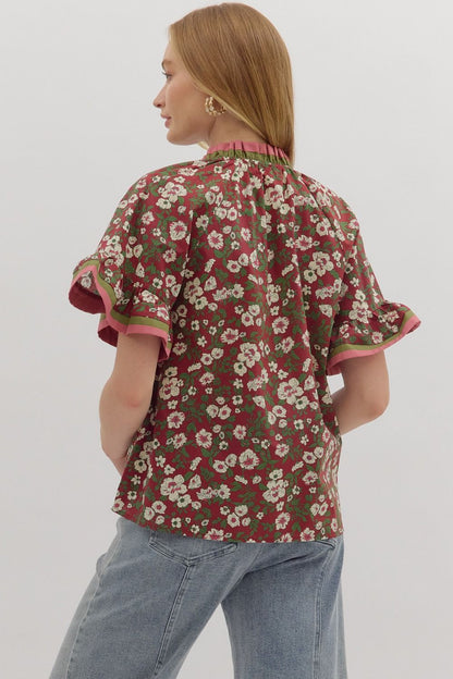 Berry Blossom Blouse Entro
