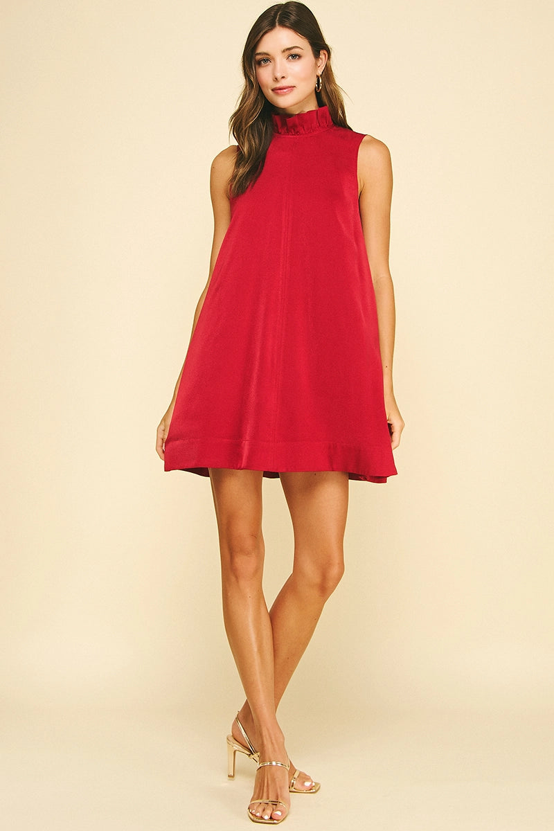 Scarlet Soirée Bow Dress Pinch