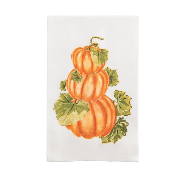 Pumpkin stack tea towel