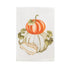Pumpkin stack and gourd towel