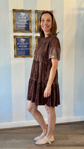 Brown Sugar Velvet Dress Fate
