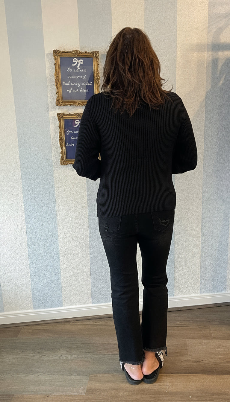 Stitched Grace Knit Top &amp; Merci