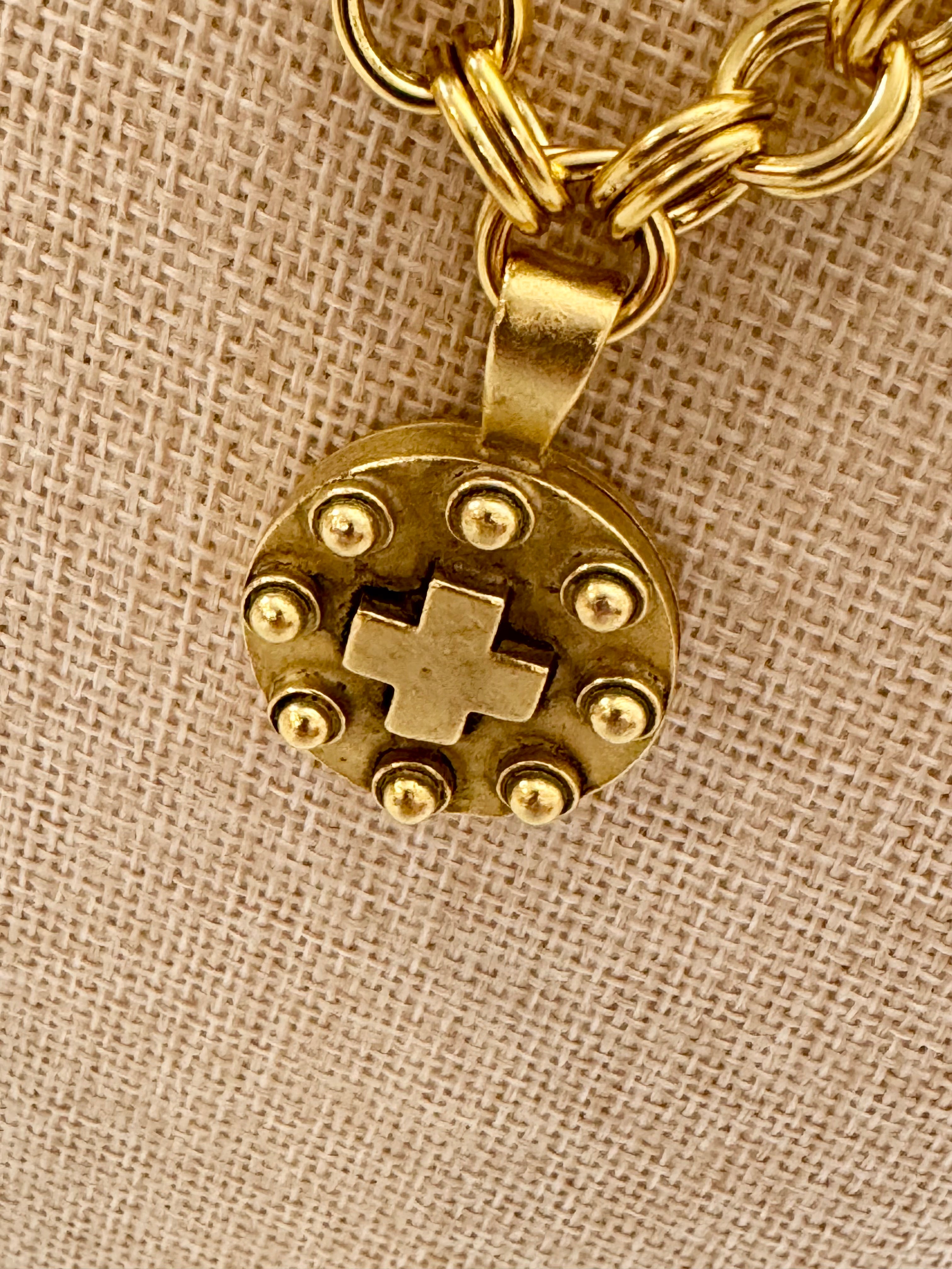 Crossroads Medallion Necklace Threads of Grace