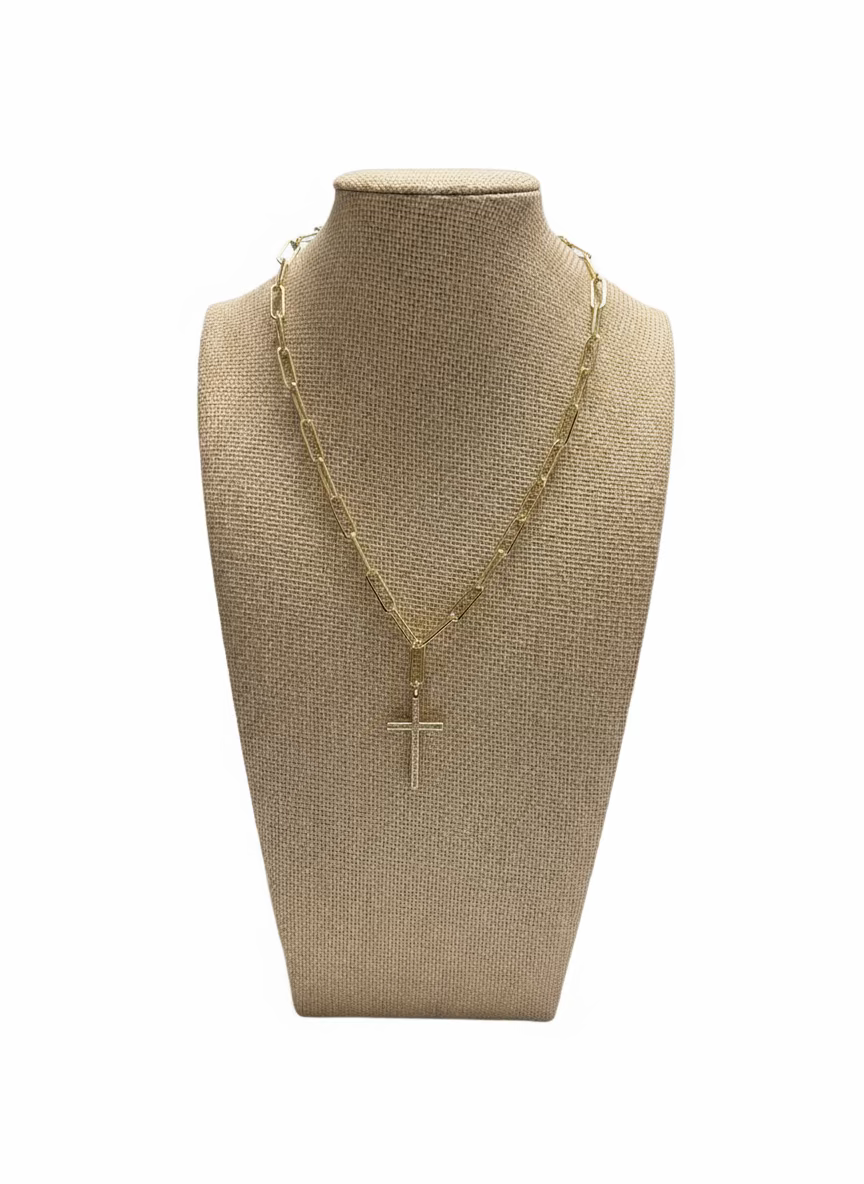 Layered Grace Cross Necklace Threads of Grace