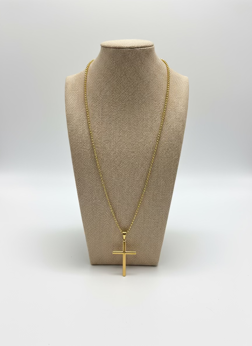 Steadfast Cross Necklace Threads of Grace