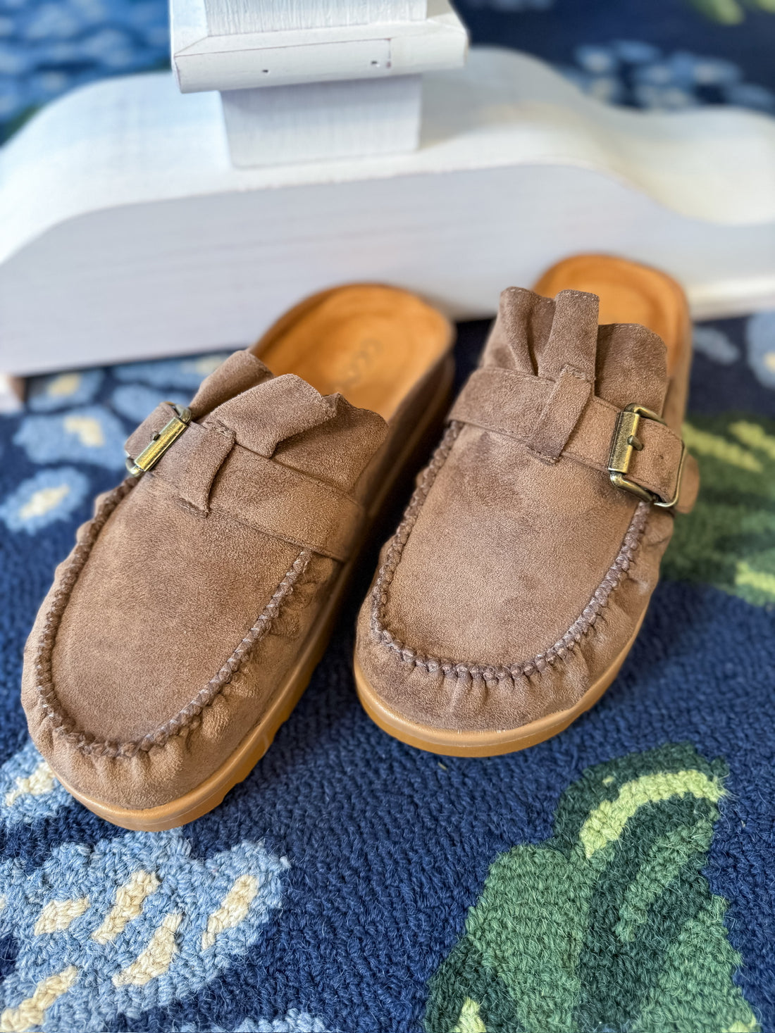 Slip On Moccasin Mule Shoes CCOCCI